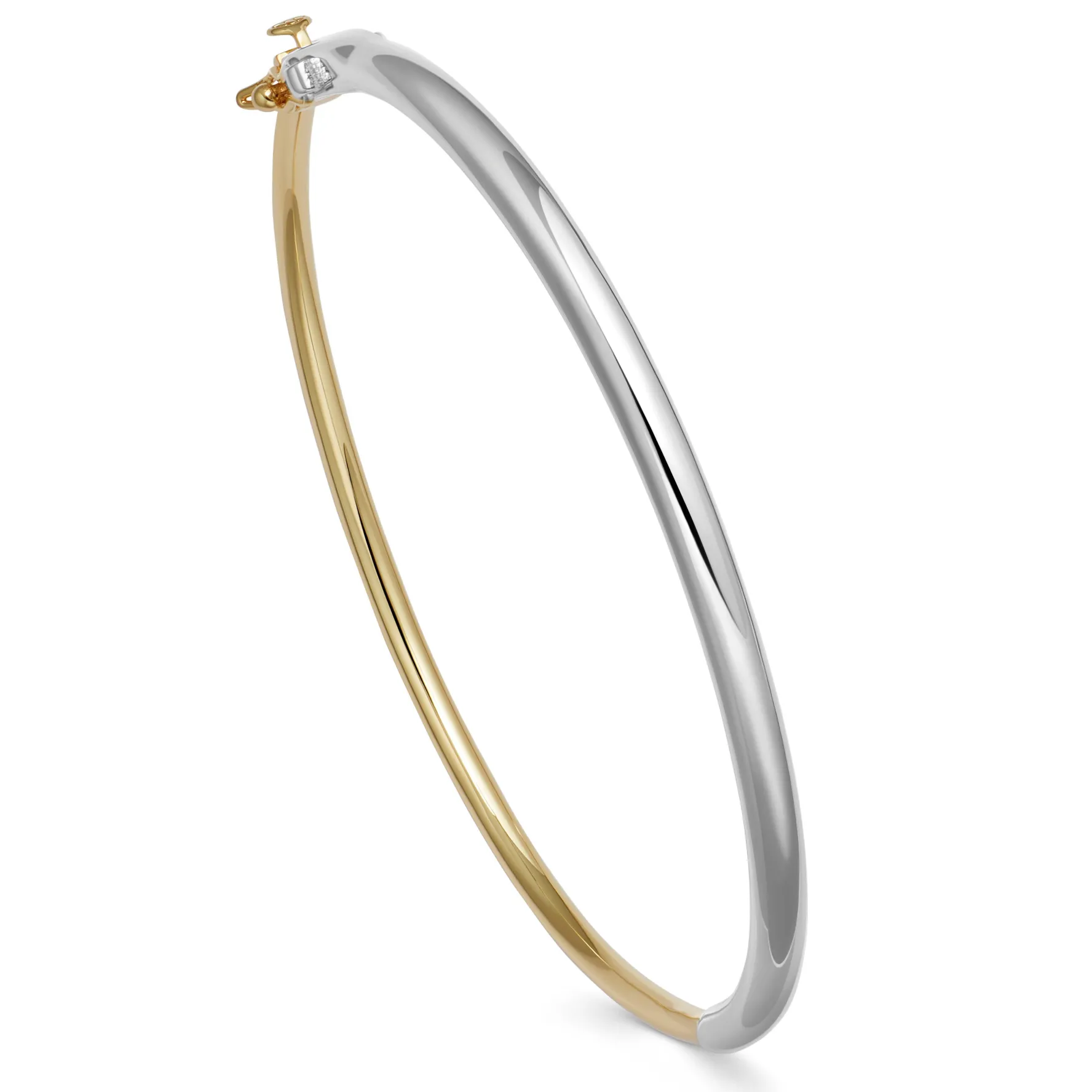 Astley Clarke Aurora 18ct Yellow Gold Vermeil and Silver Bangle