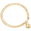 Astley Clarke Biography 18ct Yellow Gold Vermeil White Sapphire Locket Bracelet