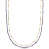 Astley Clarke Biography 18ct Yellow Gold Vermeil Purple Gemstone Necklace