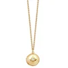 Astley Clarke Biography 18ct Yellow Gold Vermeil White Sapphire Mini Locket