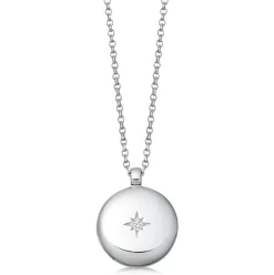 Astley Clarke Biography Silver White Sapphire Locket
