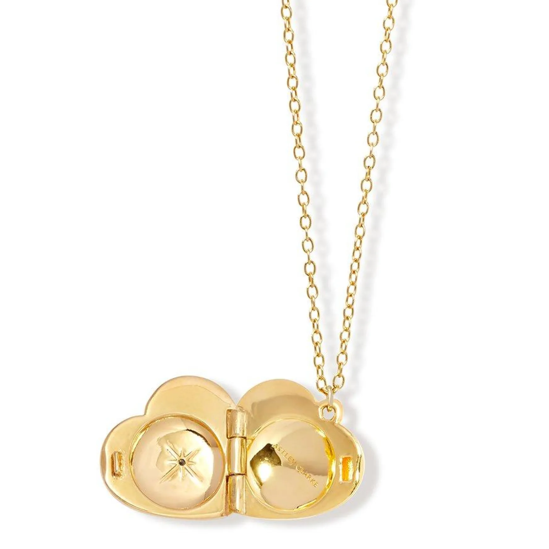 Astley Clarke Biography Yellow Gold Plated Heart Locket