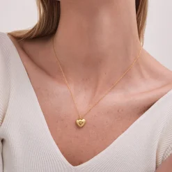 Astley Clarke Biography Yellow Gold Plated Heart Locket