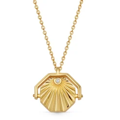 Astley Clarke 18ct Yellow Gold Vermeil Locket