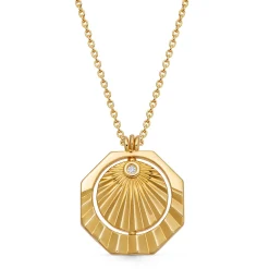 Astley Clarke Floe 18ct Yellow Gold Vermeil Pearl Necklace