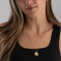 Astley Clarke Floe 18ct Yellow Gold Vermeil Pearl Necklace
