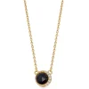 Astley Clarke Luna 18ct Yellow Gold Vermeil Black Onyx Pendant