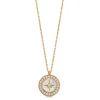 Astley Clarke Polaris 18ct Yellow Gold Vermeil Mother of Pearl Locket