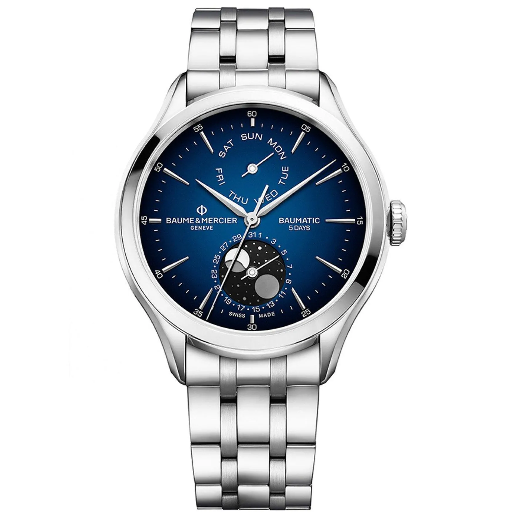 Baume & Mercier Clifton 42mm Moonphase Automatic Men’s Watch