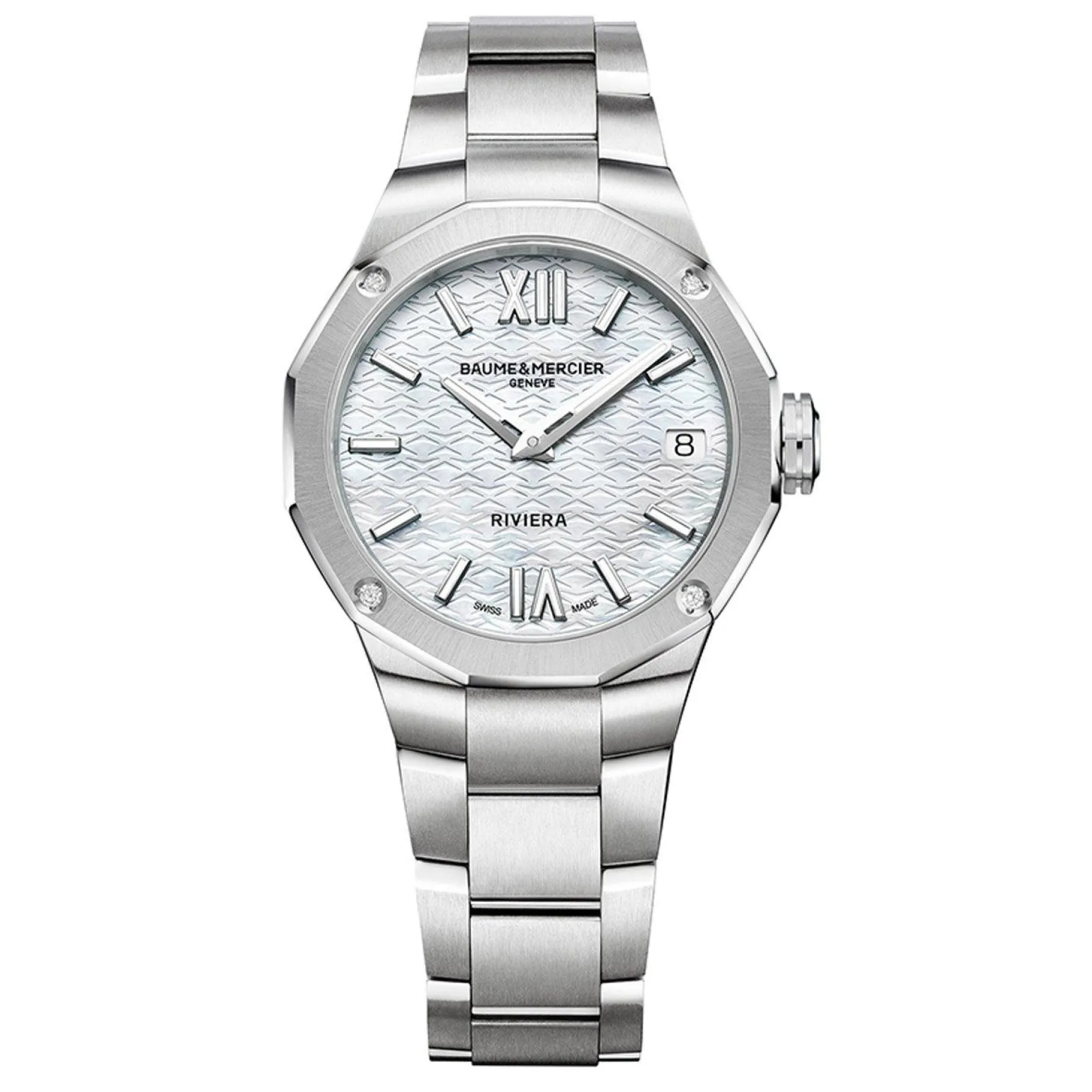 Baume & Mercier Riviera 33mm Mother of Pearl Diamond Ladies Watch