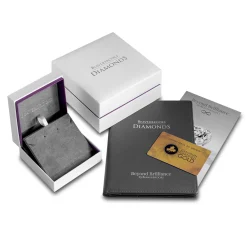 Beaverbrooks Beyond Brilliance 18ct White Gold and Rose Gold Diamond Solitaire Pendant