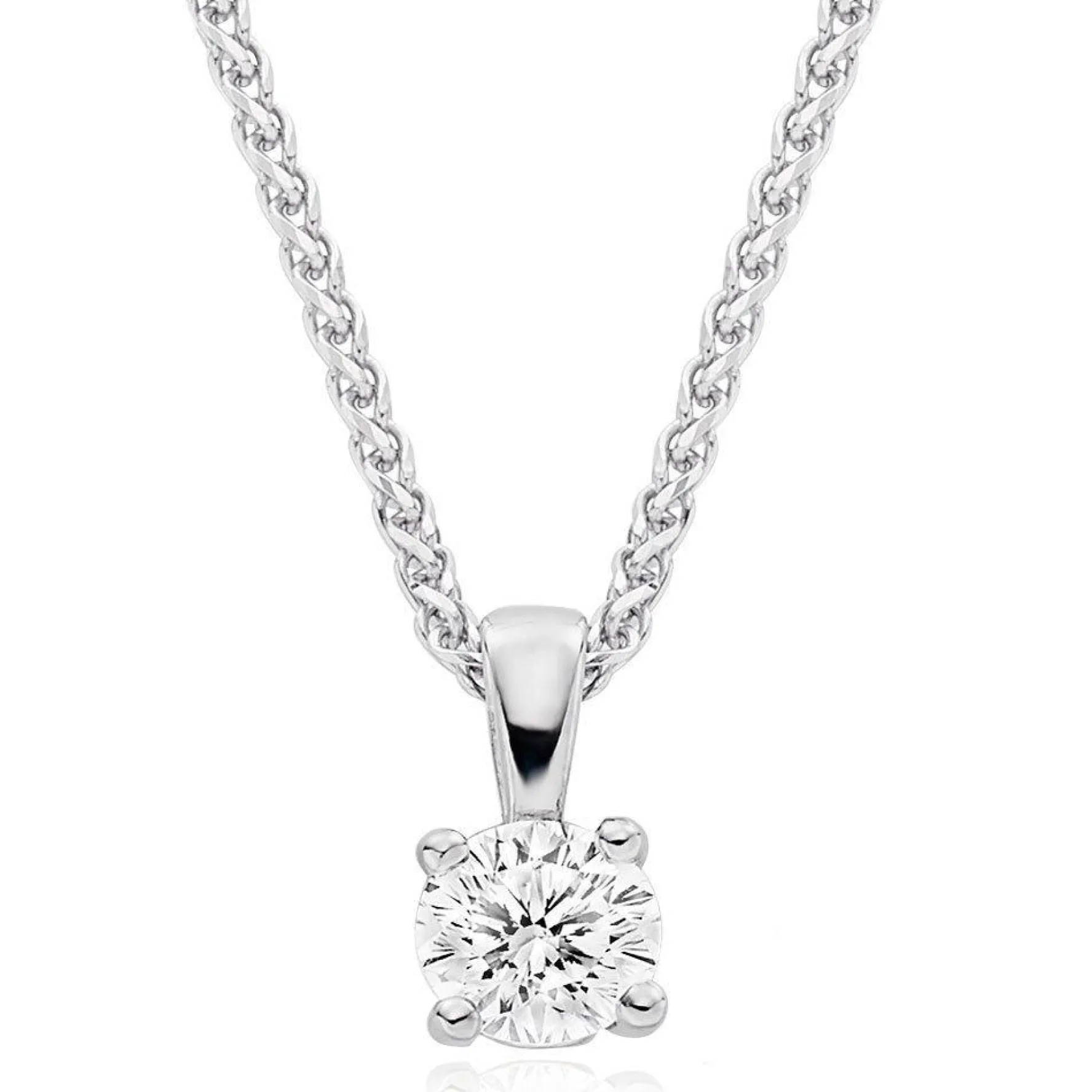 Beaverbrooks Beyond Brilliance 18ct White Gold Diamond Pendant