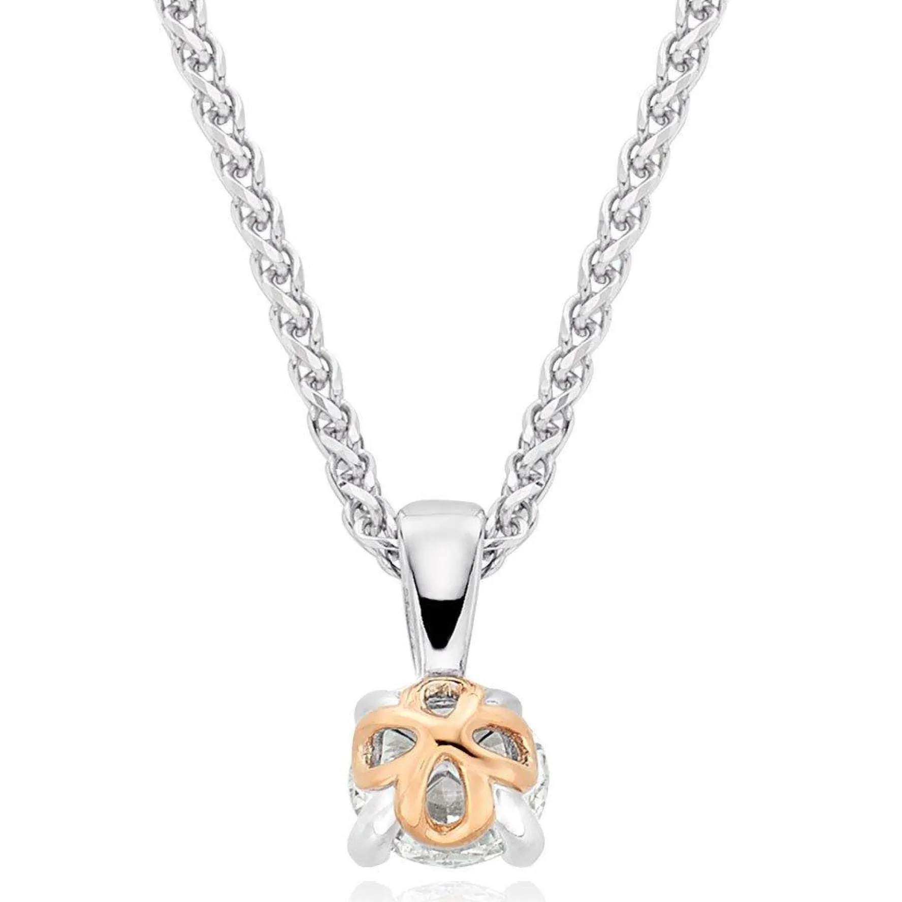 Beaverbrooks Beyond Brilliance 18ct White Gold Diamond Pendant