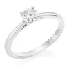 Beaverbrooks Beyond Brilliance 18ct White Gold Diamond Solitaire Ring