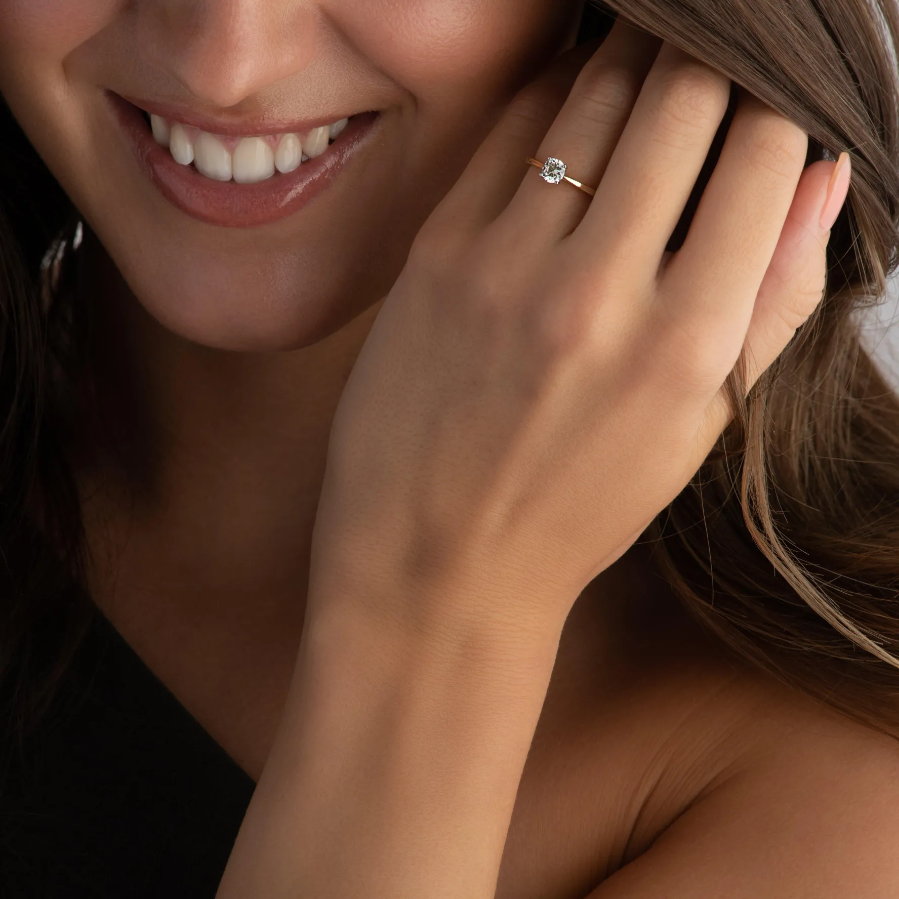 Beaverbrooks Beyond Brilliance 18ct Yellow Gold Diamond Solitaire Ring