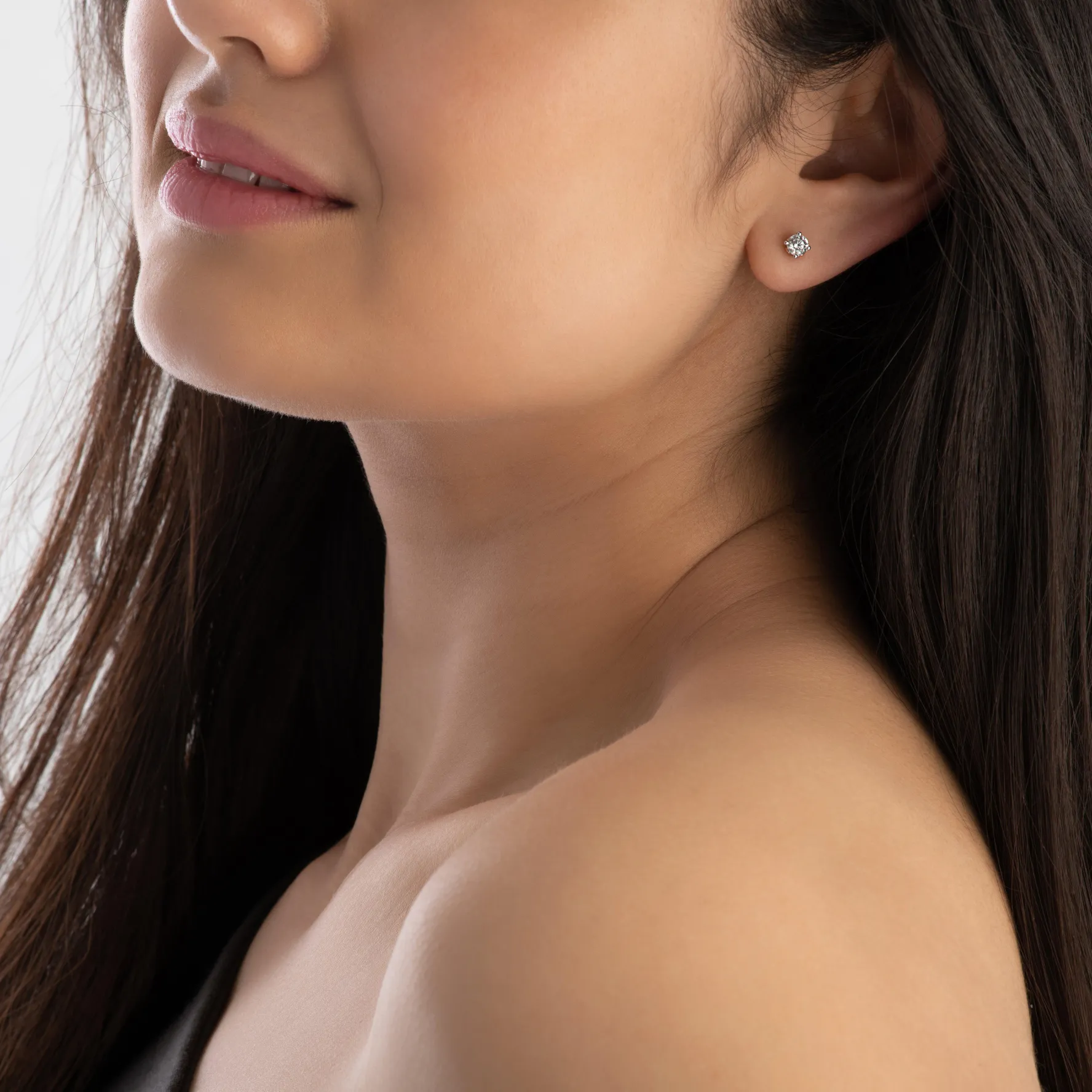 Beaverbrooks Beyond Brilliance 18ct White Gold and Rose Gold Diamond Earrings