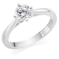 Beaverbrooks Beyond Brilliance 18ct White Gold Diamond Solitaire Ring