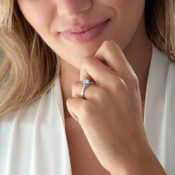 Beaverbrooks Beyond Brilliance 18ct White Gold Diamond Solitaire Ring