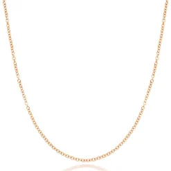 Beaverbrooks 9ct Rose Gold Trace Chain 45cm