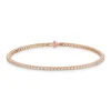 Beaverbrooks 9ct Rose Gold Diamond Tennis Bracelet