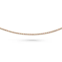 Beaverbrooks 9ct Rose Gold Diamond Tennis Bracelet