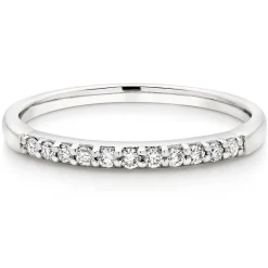 Beaverbrooks 18ct White Gold Diamond 1.5mm Wedding Ring