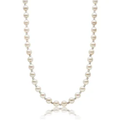 Beaverbrooks 9ct White Gold Freshwater Cultured Pearl Necklace