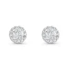 Beaverbrooks 9ct White Gold Cubic Zirconia Stud Earrings
