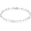 Beaverbrooks 9ct White Gold Diamond Infinity Bracelet