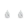 Beaverbrooks 9ct White Gold Cubic Zirconia Stud Earrings