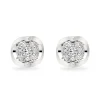 Beaverbrooks 9ct White Gold Diamond Stud Earrings