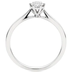 Beaverbrooks 9ct White Gold Diamond Solitaire Ring