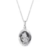 Beaverbrooks 9ct White Gold Saint Christopher Pendant