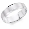 Beaverbrooks 9ct White Gold 6mm Men's Wedding Ring
