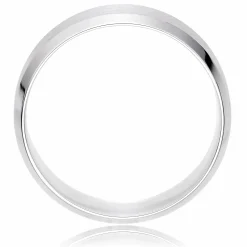 Beaverbrooks 9ct White Gold 6mm Men's Wedding Ring