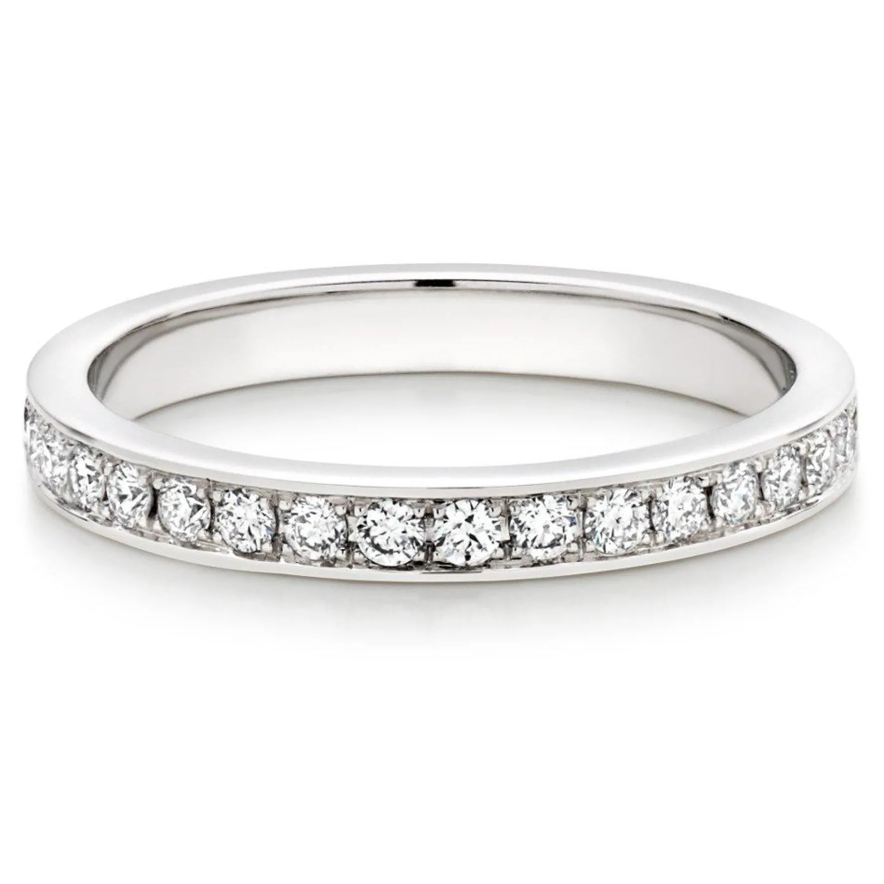 Beaverbrooks 18ct White Gold Diamond 2.5mm Eternity Ring