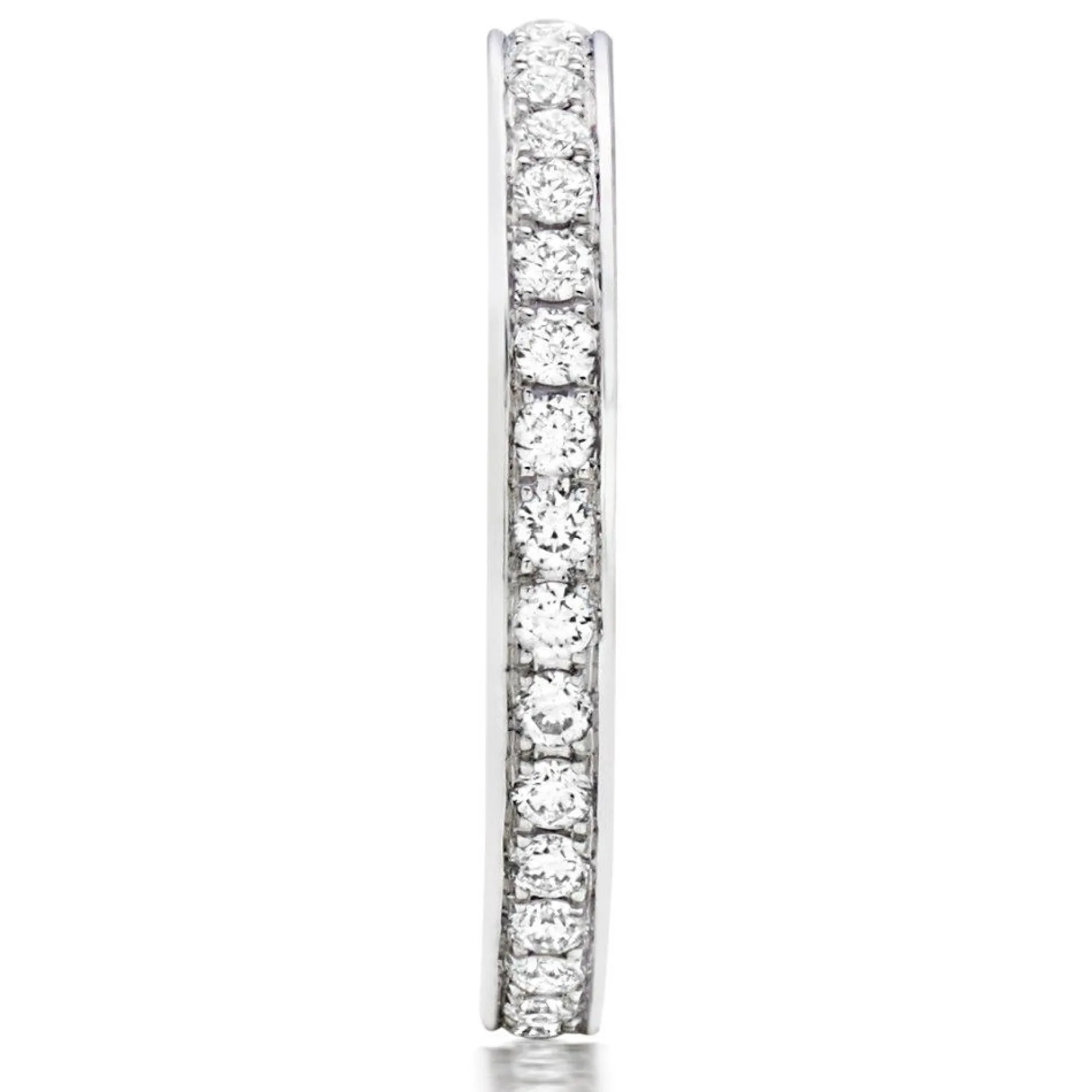 Beaverbrooks 18ct White Gold Diamond 2.5mm Eternity Ring