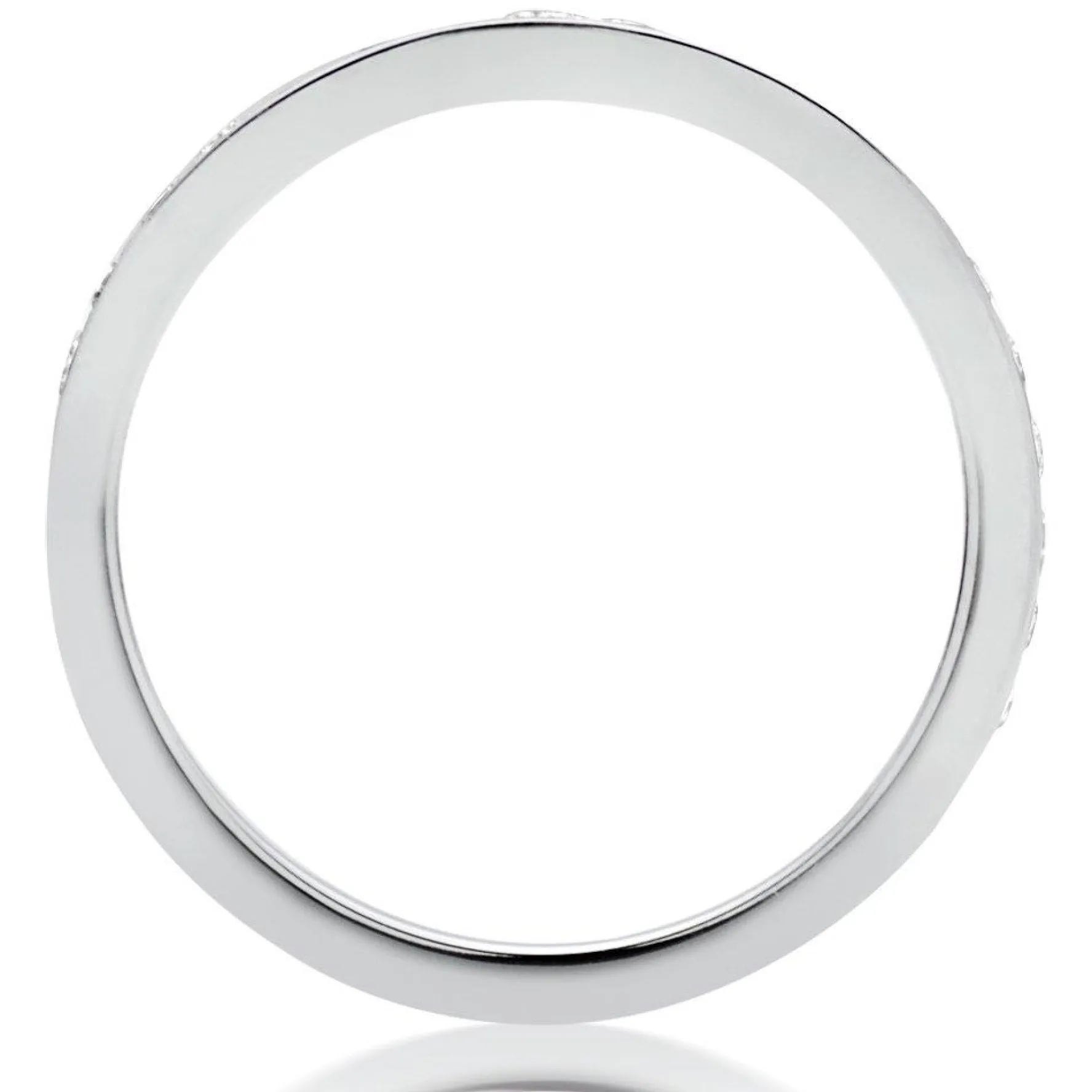 Beaverbrooks 18ct White Gold Diamond 2.5mm Eternity Ring