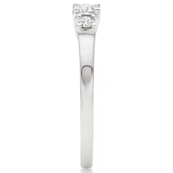 Beaverbrooks 18ct White Gold Diamond Three Stone Ring