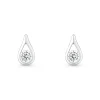 Beaverbrooks 9ct White Gold Cubic Zirconia Stud Earrings