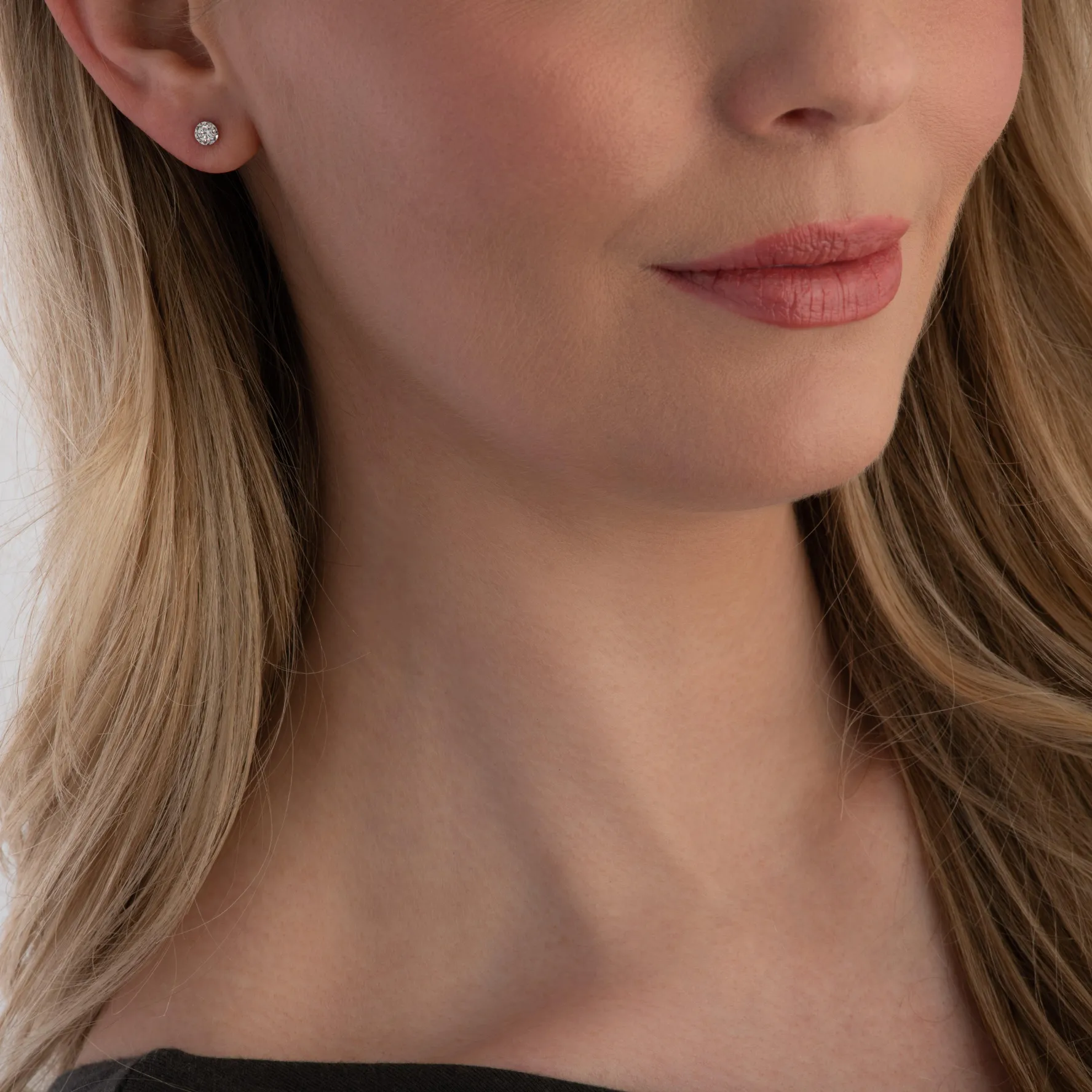 Beaverbrooks 9ct White Gold Diamond Stud Earrings