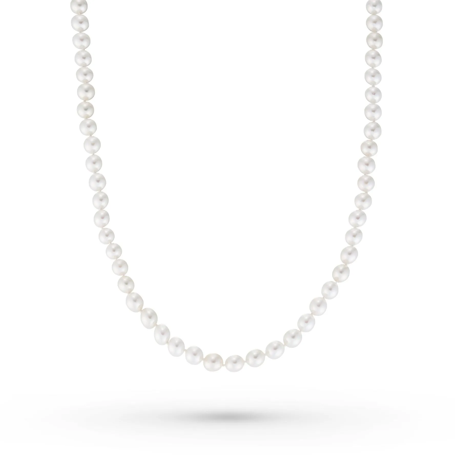 Beaverbrooks 9ct White Gold Cultured Pearl Necklace