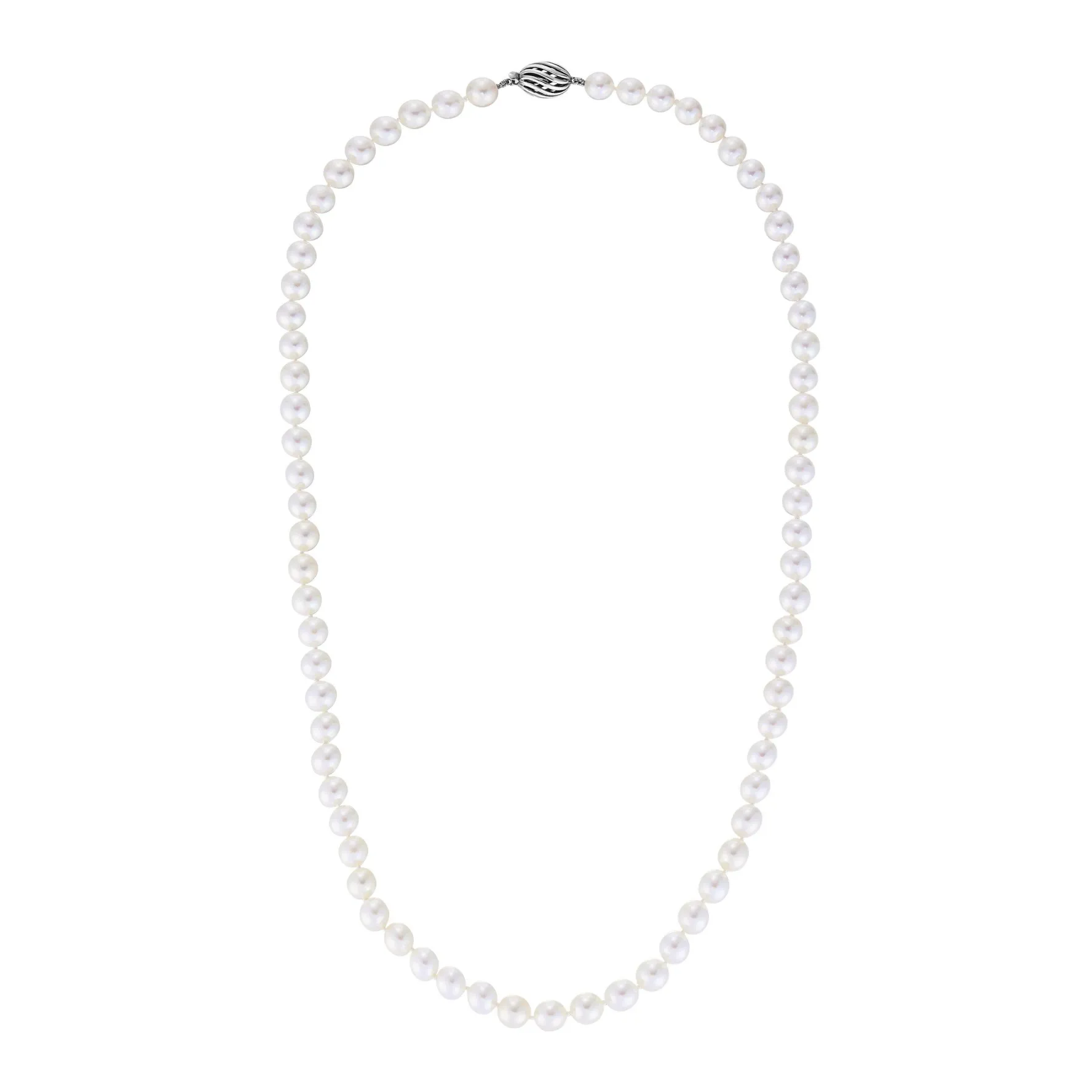 Beaverbrooks 9ct White Gold Cultured Pearl Necklace