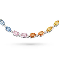Beaverbrooks 9ct White Gold Diamond Sapphire Bracelet