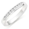 Beaverbrooks 9ct White Gold Diamond Half Eternity Ring