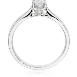 Beaverbrooks 18ct White Gold Diamond Solitaire Ring