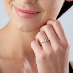 Beaverbrooks 18ct White Gold Diamond Solitaire Ring