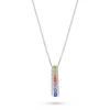 Beaverbrooks 18ct White Gold Diamond Sapphire Pendant