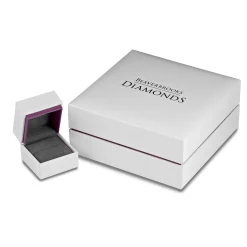 Beaverbrooks 18ct White Gold Diamond Pear Shaped Solitaire Ring