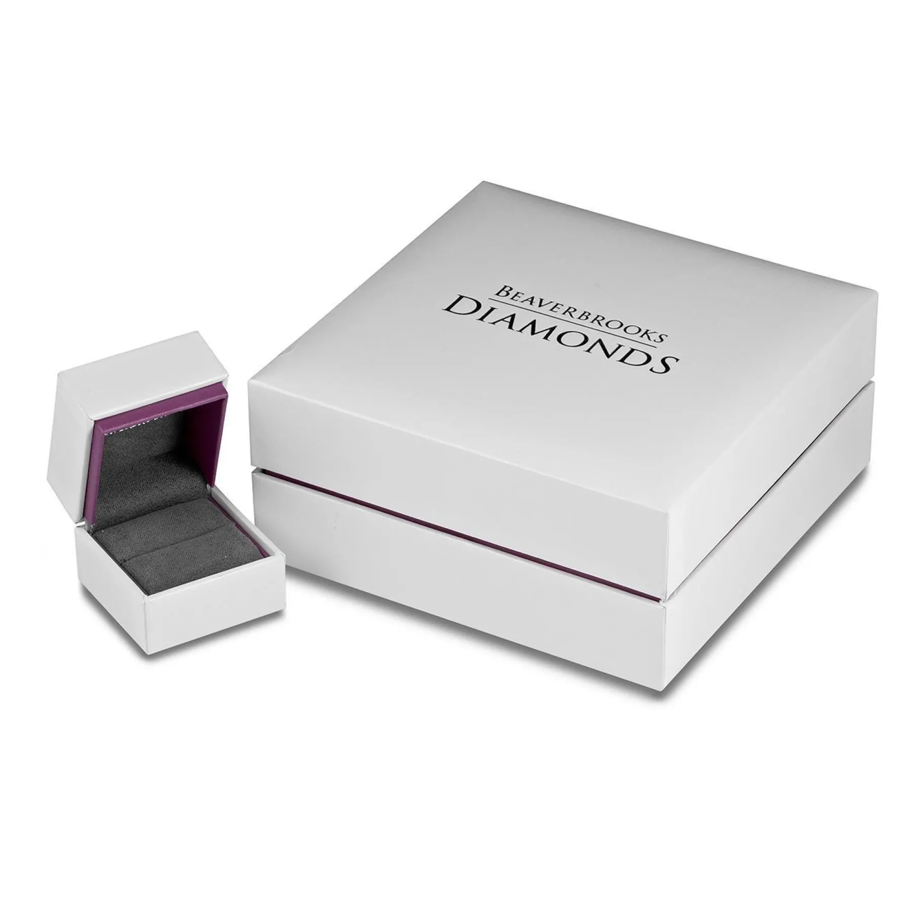 Beaverbrooks 18ct White Gold Diamond Pear Shaped Solitaire Ring